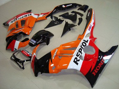 ABS Kit Carenatura Honda CBR 600 F3 95-98 - Nero Arancia Repsol