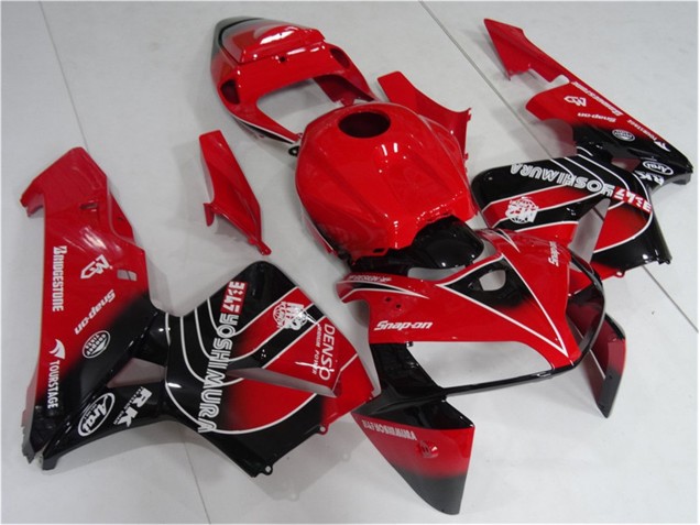 ABS Kit Carenatura Honda CBR 600 RR 05-06 - Rosso Nero