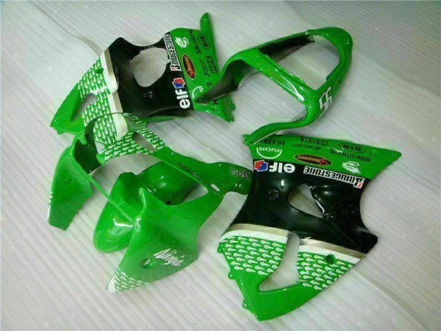 ABS Kit Carenatura Kawasaki ZX6R 00-02 - Verde Nero ABS Kit Carenatura Kawasaki ZX6R 00-02 - Verde Nero