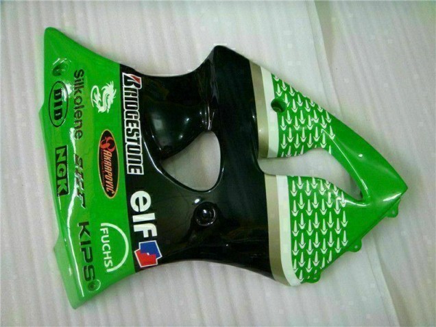 ABS Kit Carenatura Kawasaki ZX6R 00-02 - Verde Nero ABS Kit Carenatura Kawasaki ZX6R 00-02 - Verde Nero