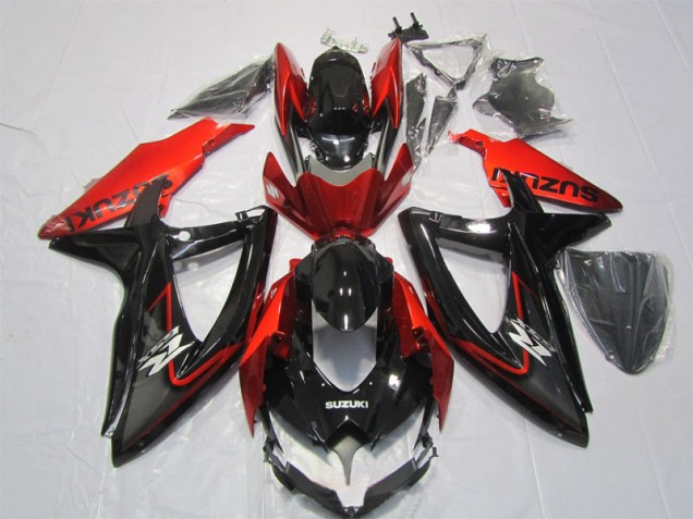 ABS Kit Carenatura Suzuki GSXR 1000 K7 07-08 - Nero Rosso ABS Kit Carenatura Suzuki GSXR 1000 K7 07-08 - Nero Rosso