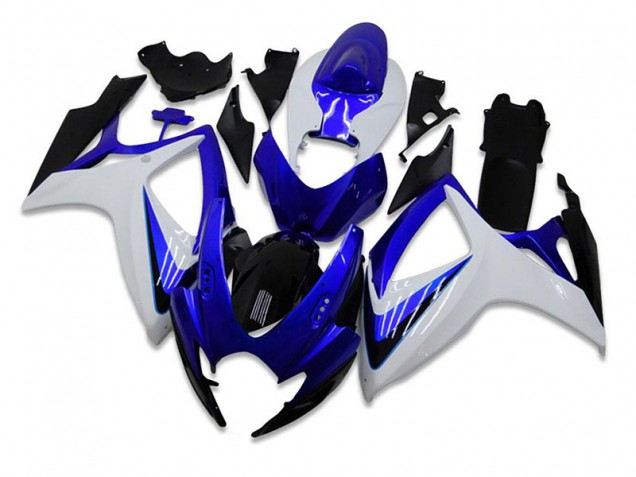 ABS Kit Carenatura Suzuki GSXR 600 / 750 K6 06-07 - Blu Bianco ABS Kit Carenatura Suzuki GSXR 600 / 750 K6 06-07 - Blu Bianco