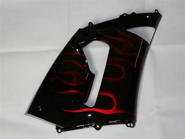 ABS Kits Carena Kawasaki ZX6R 05-06 - Rosso Nero ABS Kits Carena Kawasaki ZX6R 05-06 - Rosso Nero