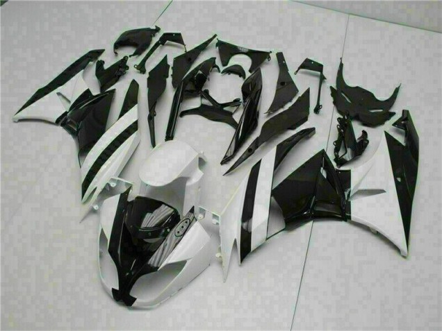 ABS Kits Carena Kawasaki ZX6R 09-12 - Bianco Nero ABS Kits Carena Kawasaki ZX6R 09-12 - Bianco Nero