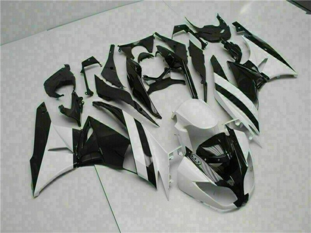 ABS Kits Carena Kawasaki ZX6R 09-12 - Bianco Nero ABS Kits Carena Kawasaki ZX6R 09-12 - Bianco Nero