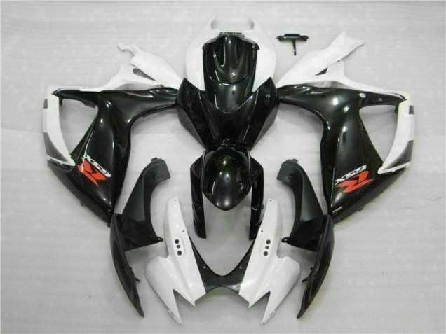 ABS Kits Carena Suzuki GSXR 600 / 750 K6 06-07 - Bianco Nero ABS Kits Carena Suzuki GSXR 600 / 750 K6 06-07 - Bianco Nero