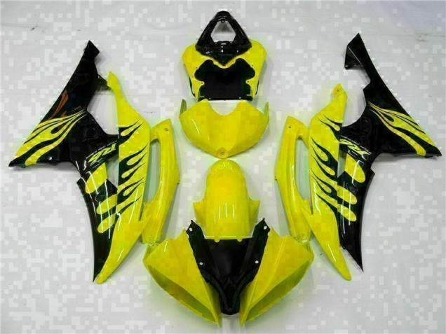 ABS Kits Carena Yamaha R6 08-16 - Giallo Nero ABS Kits Carena Yamaha R6 08-16 - Giallo Nero