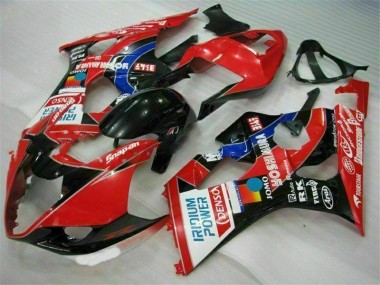 ABS Kits Carenatura Suzuki GSXR 1000 K3 03-04 - Rosso