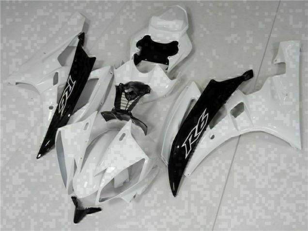 ABS Kits Carenatura Yamaha R6 06-07 - Bianco Nero ABS Kits Carenatura Yamaha R6 06-07 - Bianco Nero