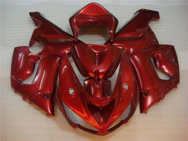 ABS Kits Carene Kawasaki ZX6R 05-06 - Rosso ABS Kits Carene Kawasaki ZX6R 05-06 - Rosso