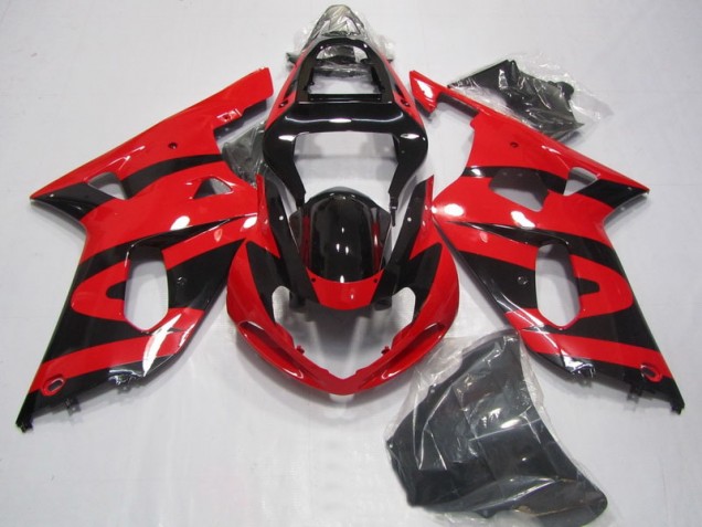 ABS Kits Carene Suzuki GSXR 750 K1 K2 K3 01-03 - Nero Rosso ABS Kits Carene Suzuki GSXR 750 K1 K2 K3 01-03 - Nero Rosso