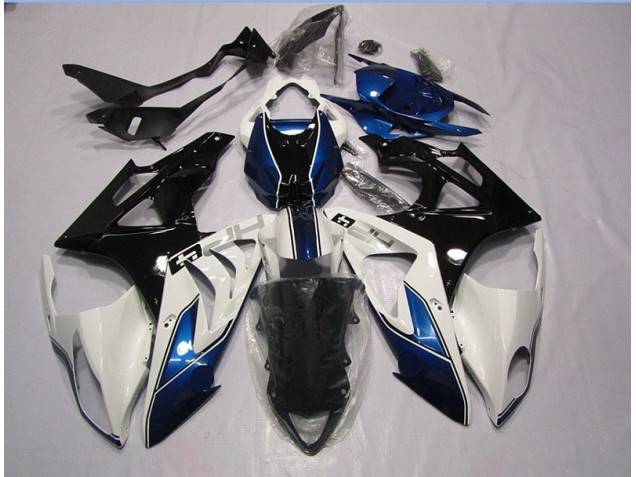 ABS Plastica BMW S1000RR 09-14 - Bianco Blu ABS Plastica BMW S1000RR 09-14 - Bianco Blu