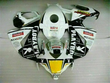 ABS Plastica & Carena Honda CBR 1000 RR 08-11 - Bianco Nero Playboy