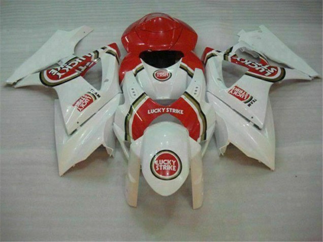 ABS Plastica & Carena Suzuki GSXR 1000 K7 07-08 - Rosso Bianco ABS Plastica & Carena Suzuki GSXR 1000 K7 07-08 - Rosso Bianco