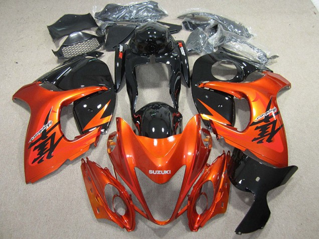 ABS Plastica & Carena Suzuki GSXR 1300 Hayabusa 08-19 - Arancia Nero