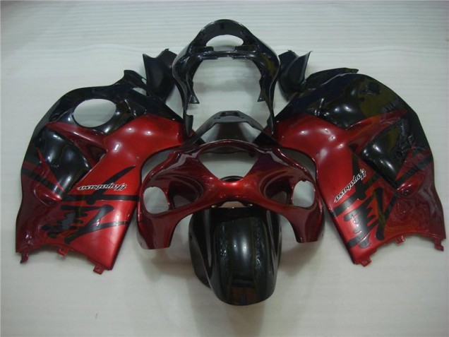 ABS Plastica & Carena Suzuki GSXR 1300 Hayabusa 96-07 - Rosso Nero ABS Plastica & Carena Suzuki GSXR 1300 Hayabusa 96-07 - Rosso Nero