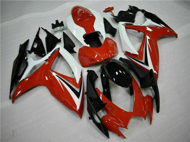 ABS Plastica & Carena Suzuki GSXR 600 / 750 K6 06-07 - Rosso Bianco ABS Plastica & Carena Suzuki GSXR 600 / 750 K6 06-07 - Rosso Bianco