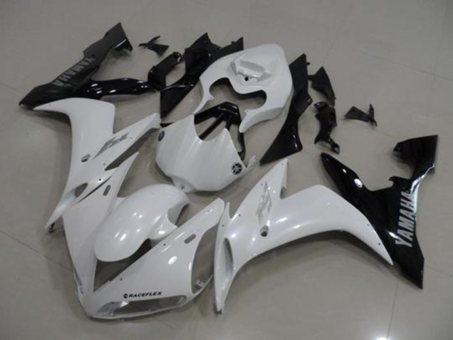 ABS Plastica & Carena Yamaha R1 04-06 - Bianco Nero ABS Plastica & Carena Yamaha R1 04-06 - Bianco Nero