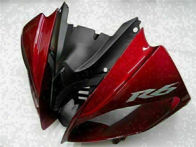 ABS Plastica & Carena Yamaha R6 08-16 - Rosso Nero ABS Plastica & Carena Yamaha R6 08-16 - Rosso Nero
