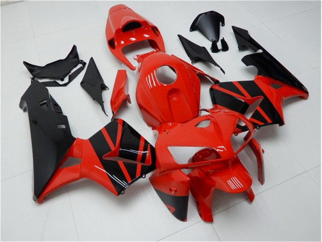 ABS Plastica & Carenatura Honda CBR 600 RR 05-06 - Rosso Nero ABS Plastica & Carenatura Honda CBR 600 RR 05-06 - Rosso Nero