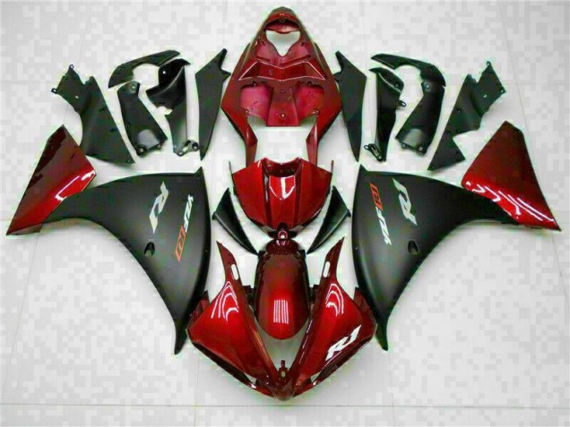 ABS Plastica & Carenatura Yamaha R1 09-11 - Rosso Nero ABS Plastica & Carenatura Yamaha R1 09-11 - Rosso Nero