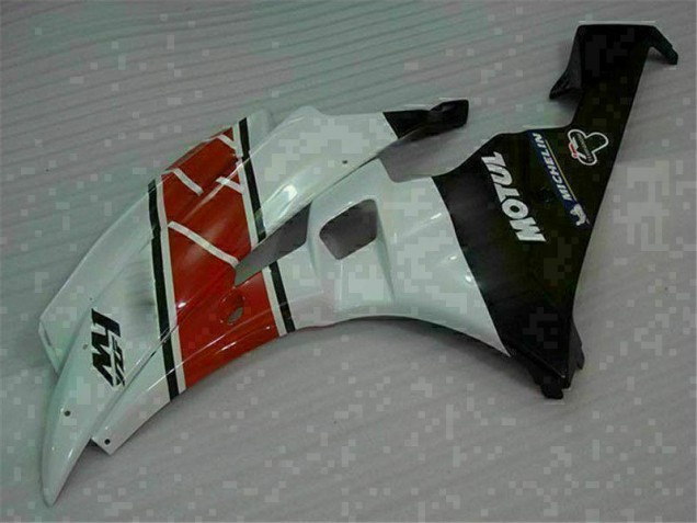 ABS Plastica & Carenatura Yamaha R6 06-07 - Rosso Bianco ABS Plastica & Carenatura Yamaha R6 06-07 - Rosso Bianco