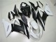 ABS Plastica & Carene Kawasaki ZX6R 13-18 - Bianco Nero ABS Plastica & Carene Kawasaki ZX6R 13-18 - Bianco Nero