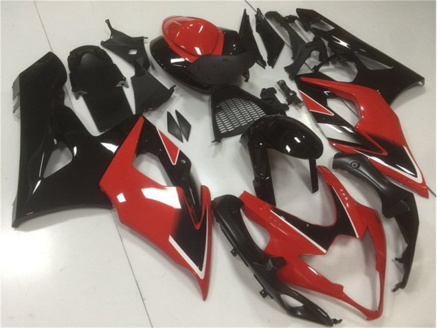 ABS Plastica & Carene Suzuki GSXR 1000 K5 05-06 - Rosso Nero ABS Plastica & Carene Suzuki GSXR 1000 K5 05-06 - Rosso Nero