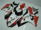 ABS Plastica & Carene Suzuki GSXR 1000 K7 07-08 - Rosso Bianco ABS Plastica & Carene Suzuki GSXR 1000 K7 07-08 - Rosso Bianco