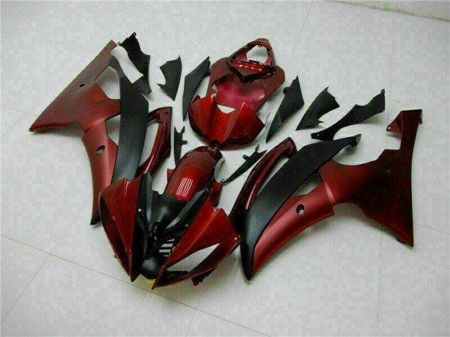 ABS Plastica & Carene Yamaha R6 08-16 - Rosso Nero ABS Plastica & Carene Yamaha R6 08-16 - Rosso Nero