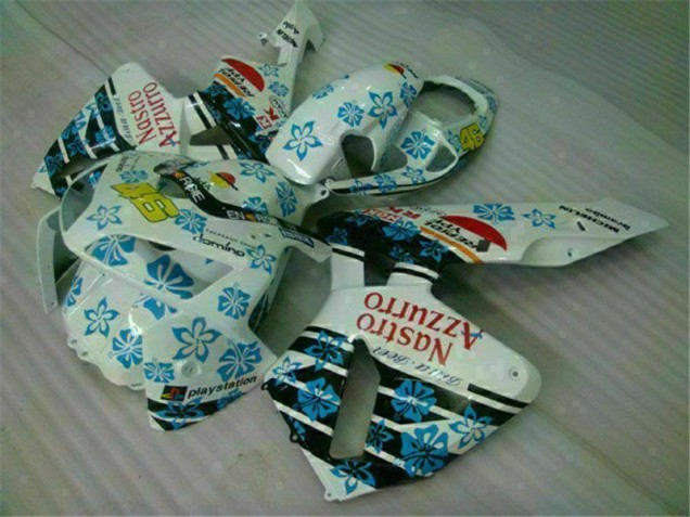 ABS Plastica Honda CBR 600 RR 05-06 - Bianco Blu Nastro Azzurro 46