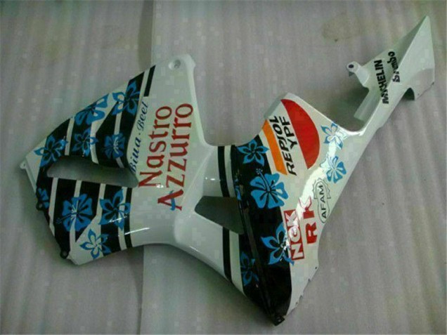 ABS Plastica Honda CBR 600 RR 05-06 - Bianco Blu Nastro Azzurro 46