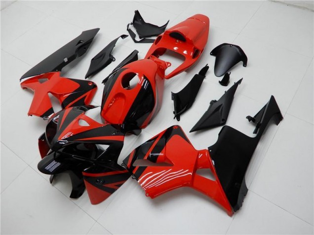 ABS Plastica Honda CBR 600 RR 05-06 - Rosso Nero ABS Plastica Honda CBR 600 RR 05-06 - Rosso Nero