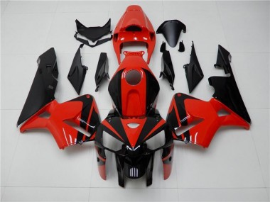 ABS Plastica Honda CBR 600 RR 05-06 - Rosso Nero