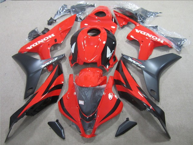 ABS Plastica Honda CBR 600 RR 07-08 - Nero Rosso ABS Plastica Honda CBR 600 RR 07-08 - Nero Rosso