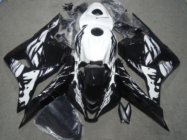 ABS Plastica Honda CBR 600 RR 09-12 - Nero Bianco