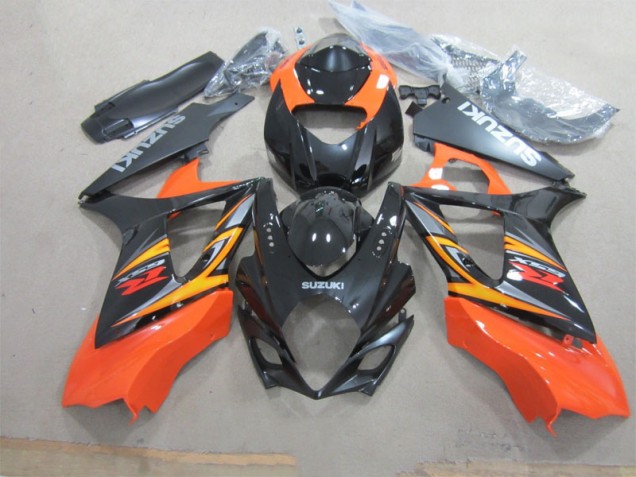 ABS Plastica Suzuki GSXR 1000 K7 07-08 - Nero Arancia ABS Plastica Suzuki GSXR 1000 K7 07-08 - Nero Arancia