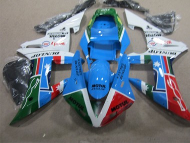 Carena Honda CBR 1000 RR 04-05 - Blu Rosso Verde Motul