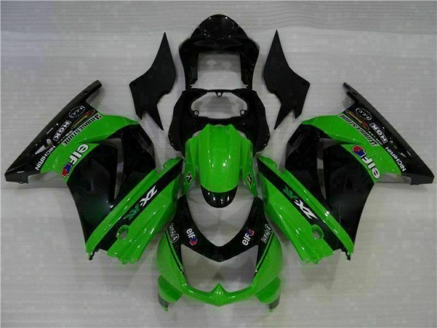 Carena Kawasaki EX250 08-12 - Nero Verde Carena Kawasaki EX250 08-12 - Nero Verde