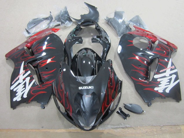 Carena Suzuki GSXR 1300 Hayabusa 96-07 - Nero Rosso Fiamma Carena Suzuki GSXR 1300 Hayabusa 96-07 - Nero Rosso Fiamma