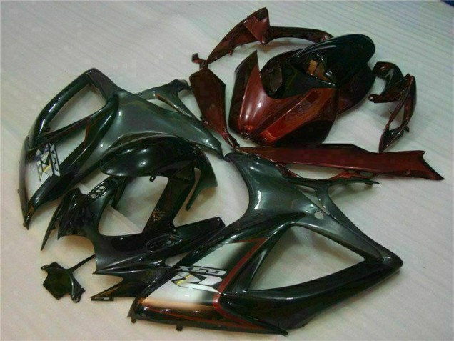 Carena Suzuki GSXR 600 / 750 K6 06-07 - Nero Rosso Carena Suzuki GSXR 600 / 750 K6 06-07 - Nero Rosso