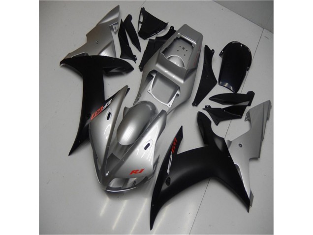 Carena Yamaha R1 02-03 - Argento Nero Carena Yamaha R1 02-03 - Argento Nero