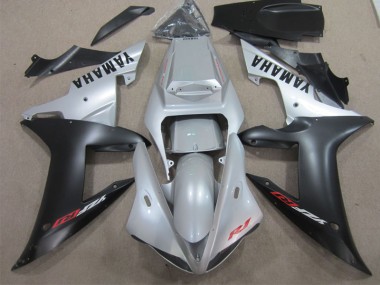 Carena Yamaha R1 02-03 - Argento Nero