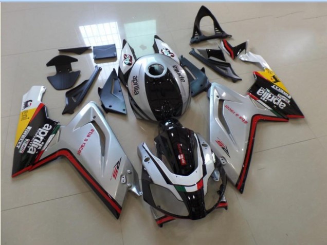 Carene Aprilia RS 125 06-11 - Argento Nero Rosso Carene Aprilia RS 125 06-11 - Argento Nero Rosso