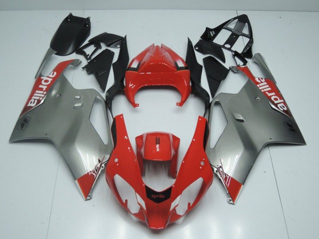 Carene Aprilia RSV 1000 03-06 - Argento & Rosso Carene Aprilia RSV 1000 03-06 - Argento & Rosso