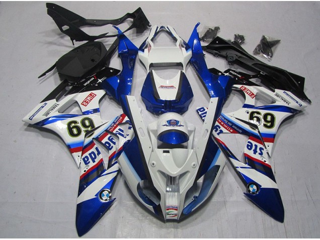 Carene BMW S1000RR 09-14 - Bianco Blu Sterilgarda 69