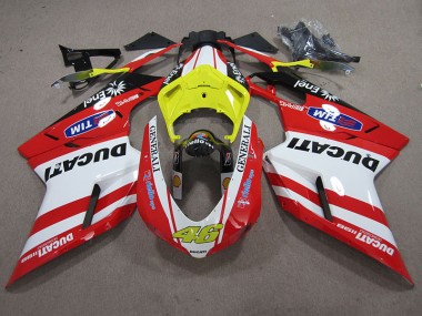 Carene Ducati 1098 848 07-14 - Rosso Bianco Generali 46