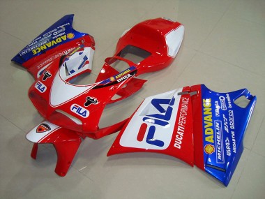 Carene Ducati 748 93-05 - Rosso Blu Fila