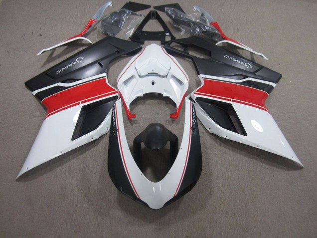 Carene Ducati 848 07-14 - Bianco Rosso Nero Marvic Carene Ducati 848 07-14 - Bianco Rosso Nero Marvic