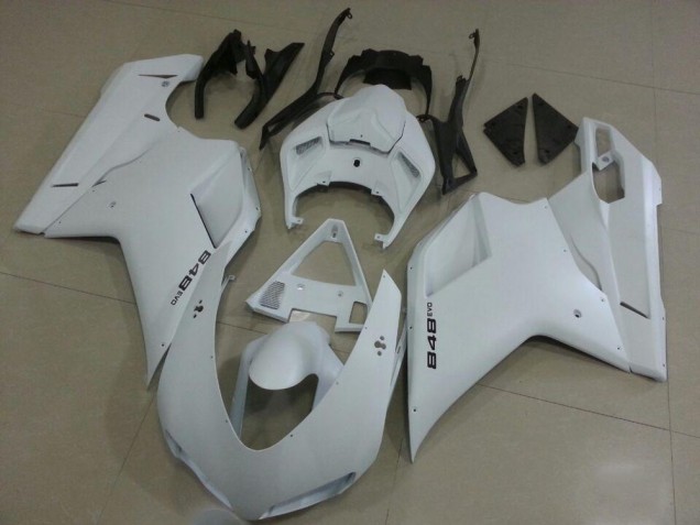 Carene Ducati 848 1098 1198 07-14 - Matte Bianco Carene Ducati 848 1098 1198 07-14 - Matte Bianco